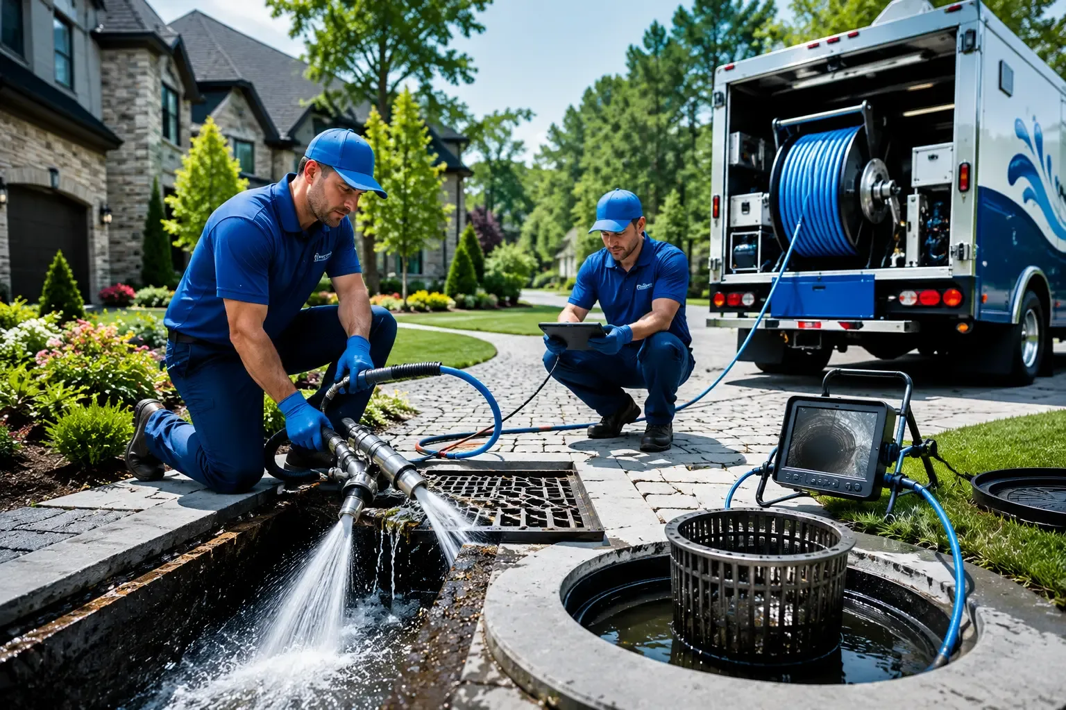 Local outdoor drain cleaning professionals in Collinsville, CT