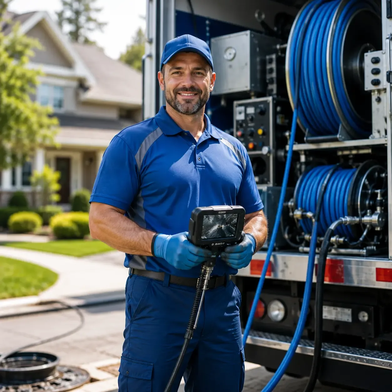 Local outdoor drain cleaning specialists in Collinsville, CT